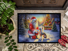 Load image into Gallery viewer, Chinese Crested and Santa Claus Doormat