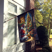 Load image into Gallery viewer, Corgi and Santa Claus House Flag