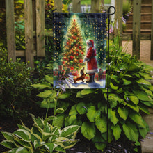 Load image into Gallery viewer, Dachshund with Santa Garden Flag – Christmas Dog Yard Decor