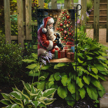 Load image into Gallery viewer, Dachshund with Santa Garden Flag – Christmas Dog Yard Decor