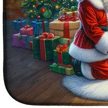 Load image into Gallery viewer, Dalmatian and Santa Claus Dish Drying Mat