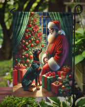 Load image into Gallery viewer, Doberman Pinscher with Santa Garden Flag – Christmas Dog Yard Decor