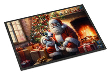 Load image into Gallery viewer, English Bull Terrier and Santa Claus Doormat