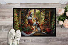 Load image into Gallery viewer, English Setter and Santa Claus Doormat