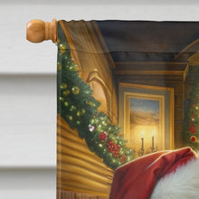 Load image into Gallery viewer, English Springer Spaniel and Santa Claus House Flag