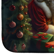 Load image into Gallery viewer, English Springer Spaniel and Santa Claus Dish Drying Mat