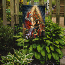 Load image into Gallery viewer, Finnish Spitz with Santa Garden Flag – Christmas Dog Yard Decor