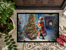 Load image into Gallery viewer, Fox Terrier and Santa Claus Doormat - 18X27 Indoor / Outdoor Rug | Made in USA