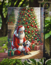 Load image into Gallery viewer, French Bulldog with Santa Garden Flag – Christmas Dog Yard Decor