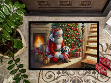 Load image into Gallery viewer, French Bulldog and Santa Claus Doormat