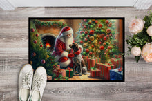 Load image into Gallery viewer, German Shorthaired Pointer and Santa Claus Doormat-24x36 Indoor / Outdoor Rug | Made in USA
