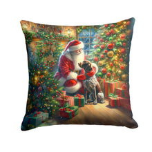 Load image into Gallery viewer, German Shorthaired Pointer and Santa Claus Throw Pillow