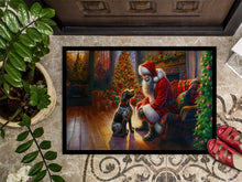 Load image into Gallery viewer, German Wirehaired Pointer and Santa Claus Doormat