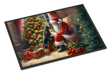 Load image into Gallery viewer, Gordon Setter and Santa Claus Doormat-24x36 Indoor / Outdoor Rug | Made in USA