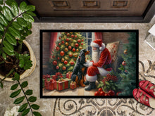 Load image into Gallery viewer, Gordon Setter and Santa Claus Doormat