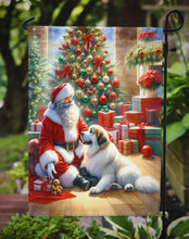Load image into Gallery viewer, Great Pyrenees with Santa Garden Flag – Christmas Dog Yard Decor