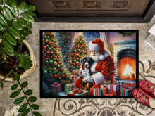 Load image into Gallery viewer, Greater Swiss Mountain Dog and Santa Claus Doormat