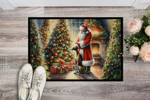 Load image into Gallery viewer, Greyhound and Santa Claus Doormat-24x36 Indoor / Outdoor Rug | Made in USA