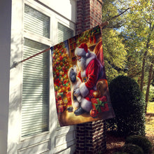 Load image into Gallery viewer, Havanese and Santa Claus House Flag