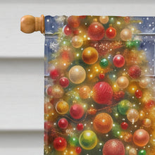 Load image into Gallery viewer, Havanese and Santa Claus House Flag