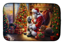Load image into Gallery viewer, Havanese and Santa Claus Dish Drying Mat