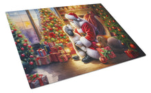 Load image into Gallery viewer, Havanese and Santa Claus Glass Cutting Boards – Durable, Decorative Kitchen Art