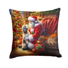 Load image into Gallery viewer, Havanese and Santa Claus Throw Pillow