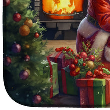 Load image into Gallery viewer, Labrador Retriever and Santa Claus Dish Drying Mat