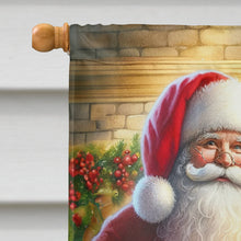 Load image into Gallery viewer, Labrador Retriever and Santa Claus House Flag