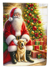 Load image into Gallery viewer, Labrador Retriever and Santa Claus House Flag