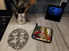 Load image into Gallery viewer, Labrador Retriever and Santa Claus Pot Holders - Set of 2 Decorative Kitchen Helpers | Made in the USA