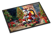 Load image into Gallery viewer, Lakeland Terrier and Santa Claus Doormat