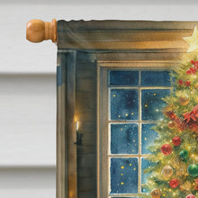Load image into Gallery viewer, Lancashire Heeler and Santa Claus House Flag