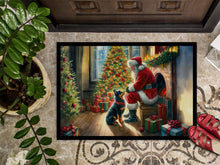 Load image into Gallery viewer, Lancashire Heeler and Santa Claus Doormat