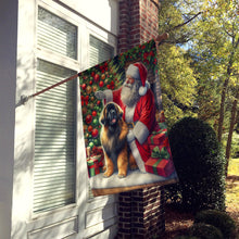 Load image into Gallery viewer, Leonberger and Santa Claus House Flag