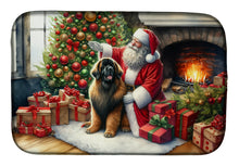 Load image into Gallery viewer, Leonberger and Santa Claus Dish Drying Mat