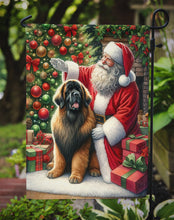 Load image into Gallery viewer, Leonberger with Santa Garden Flag – Christmas Dog Yard Decor
