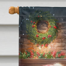 Load image into Gallery viewer, Lhasa Apso and Santa Claus House Flag
