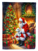 Load image into Gallery viewer, Maltese and Santa Claus House Flag