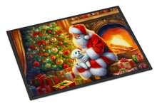 Load image into Gallery viewer, Maltese and Santa Claus Doormat