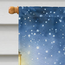 Load image into Gallery viewer, Manchester Terrier and Santa Claus House Flag