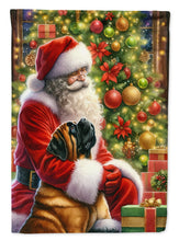 Load image into Gallery viewer, Mastiff and Santa Claus House Flag