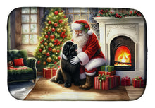 Load image into Gallery viewer, Newfoundland and Santa Claus Dish Drying Mat