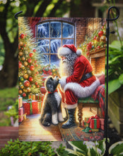 Load image into Gallery viewer, Portuguese Water Dog with Santa Garden Flag – Christmas Dog Yard Decor