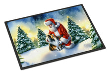 Load image into Gallery viewer, Sheltie and Santa Claus Doormat-24x36 Indoor / Outdoor Rug | Made in USA