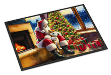 Load image into Gallery viewer, Shiba Inu and Santa Claus Doormat