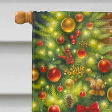 Load image into Gallery viewer, Shih Tzu and Santa Claus House Flag