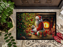 Load image into Gallery viewer, Shih Tzu and Santa Claus Doormat