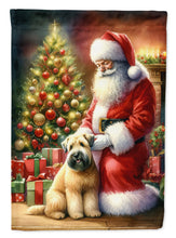 Load image into Gallery viewer, Wheaten Terrier and Santa Claus House Flag