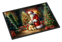 Load image into Gallery viewer, Wheaten Terrier and Santa Claus Doormat